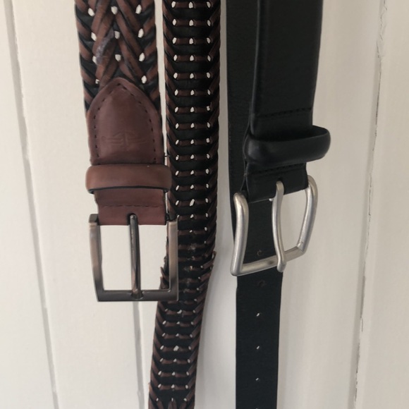 Lot of 2 mens dress belts - Picture 2 of 3